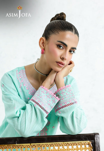AJPB-230 EMBROIDERED SIGNATURE LAWN STITCHED 2PCS