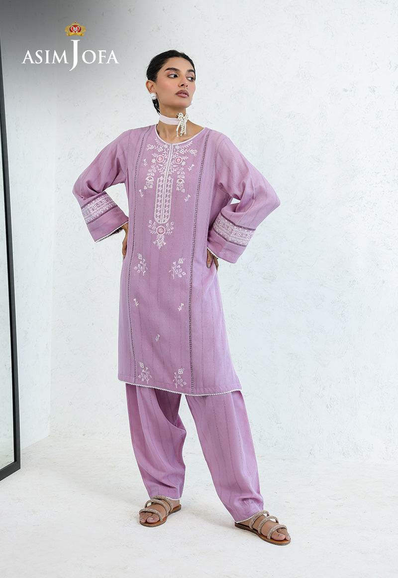 AJPB-231 EMBROIDERED SIGNATURE LAWN STITCHED 2PCS