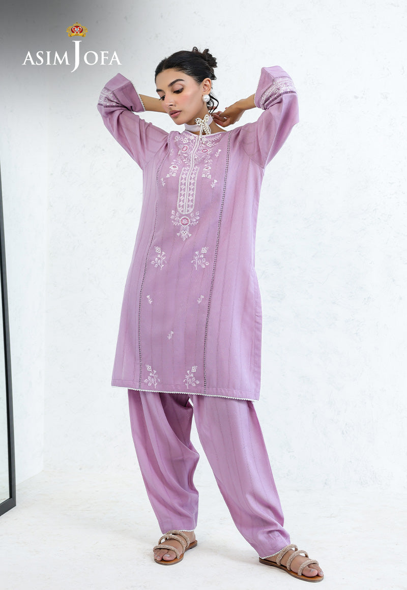 AJPB-231 EMBROIDERED SIGNATURE LAWN STITCHED 2PCS
