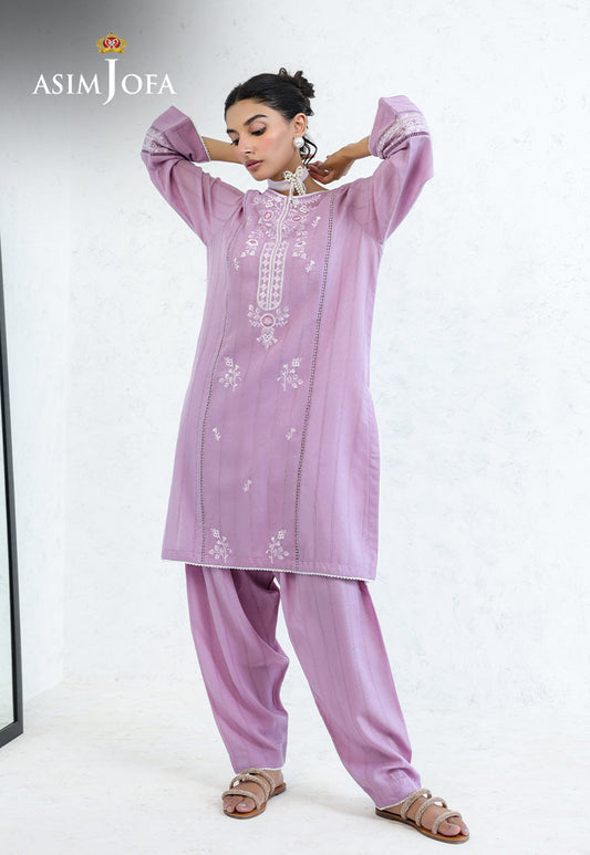 AJPB-231 EMBROIDERED SIGNATURE LAWN STITCHED 2PCS