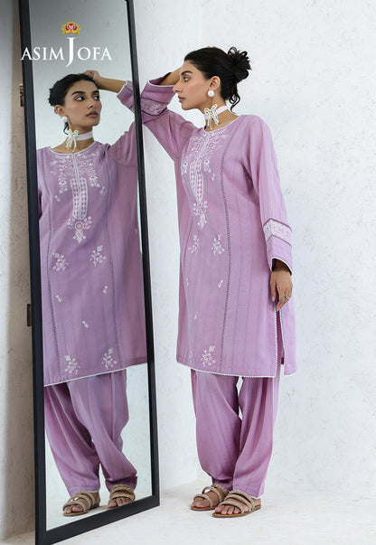 AJPB-231 EMBROIDERED SIGNATURE LAWN STITCHED 2PCS