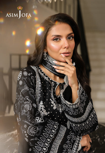 AJMCH-06 EMBROIDERED LAWN UNSTITCHED 3 PCS