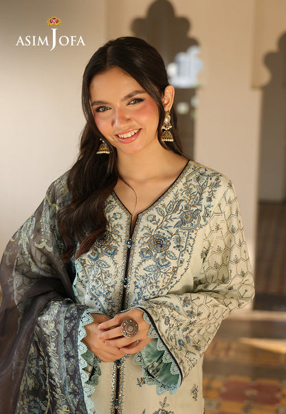 AJUBF-10 EMBROIDERED JACQUARD 3 PCS