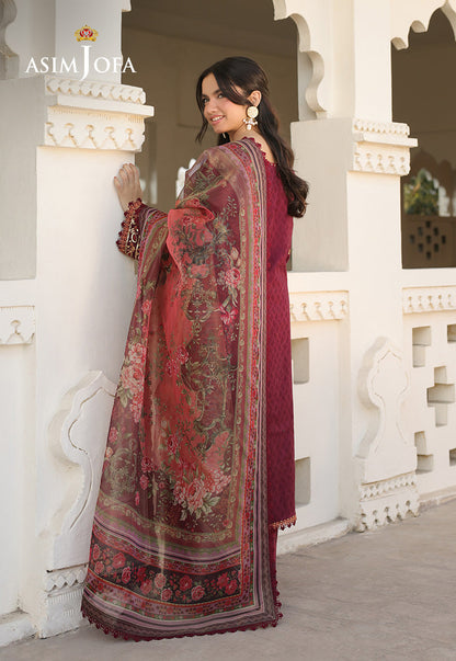 AJUBF-09 EMBROIDERED JACQUARD 3 PCS