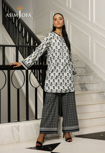 AJMCH-14 PRINTED LAWN UNSTITCHED 2 PCS