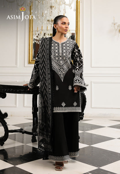 AJMCH-04 EMBROIDERED CAMBRIC UNSTITCHED 3 PCS