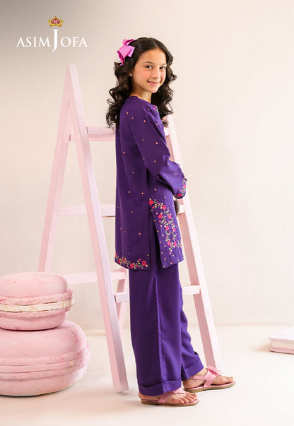 AJKLP-01 Embroidered Lawn Silk Stitched 2 Pcs