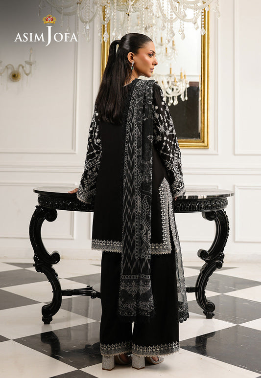 AJMCH-04 EMBROIDERED CAMBRIC UNSTITCHED 3 PCS