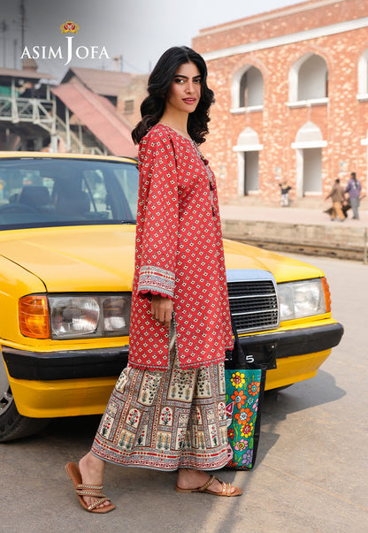 AJUBF-62 DIGITAL PRINTED LAWN 2 PCS