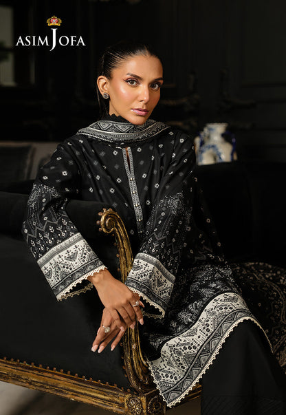 AJMCH-13 DIGITAL PRINTED LAWN UNSTITCHED 2 PCS
