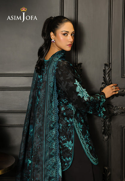 AJMCH-05 EMBROIDERED LAWN UNSTITCHED 3 PCS