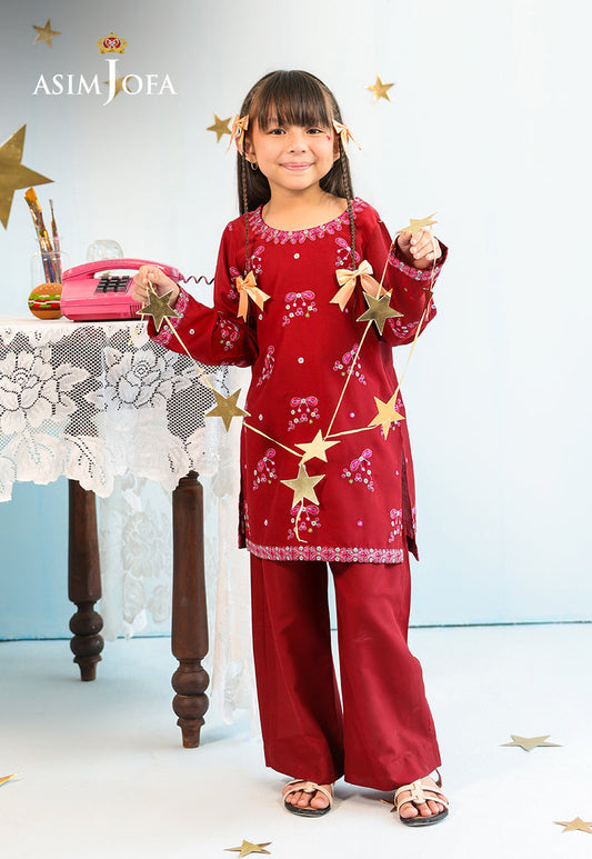 AJKLP-03 Embroidered Lawn Silk Stitched 2 Pcs