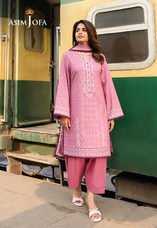 AJUBF-67 DIGITAL PRINTED LAWN 3 PCS