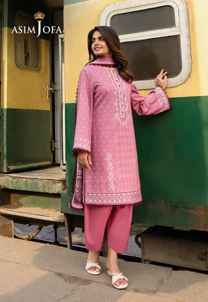 AJUBF-67 DIGITAL PRINTED LAWN 3 PCS