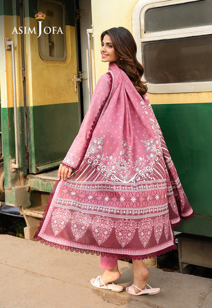 AJUBF-67 DIGITAL PRINTED LAWN 3 PCS
