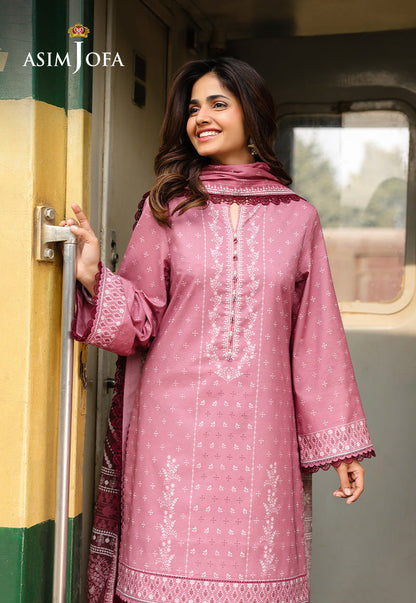 AJUBF-67 DIGITAL PRINTED LAWN 3 PCS