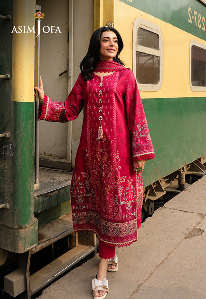AJUBF-84 DIGITAL PRINTED LAWN 3 PCS