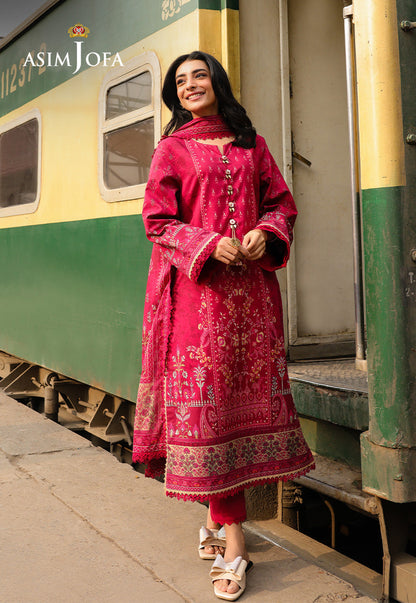 AJUBF-84 DIGITAL PRINTED LAWN 3 PCS