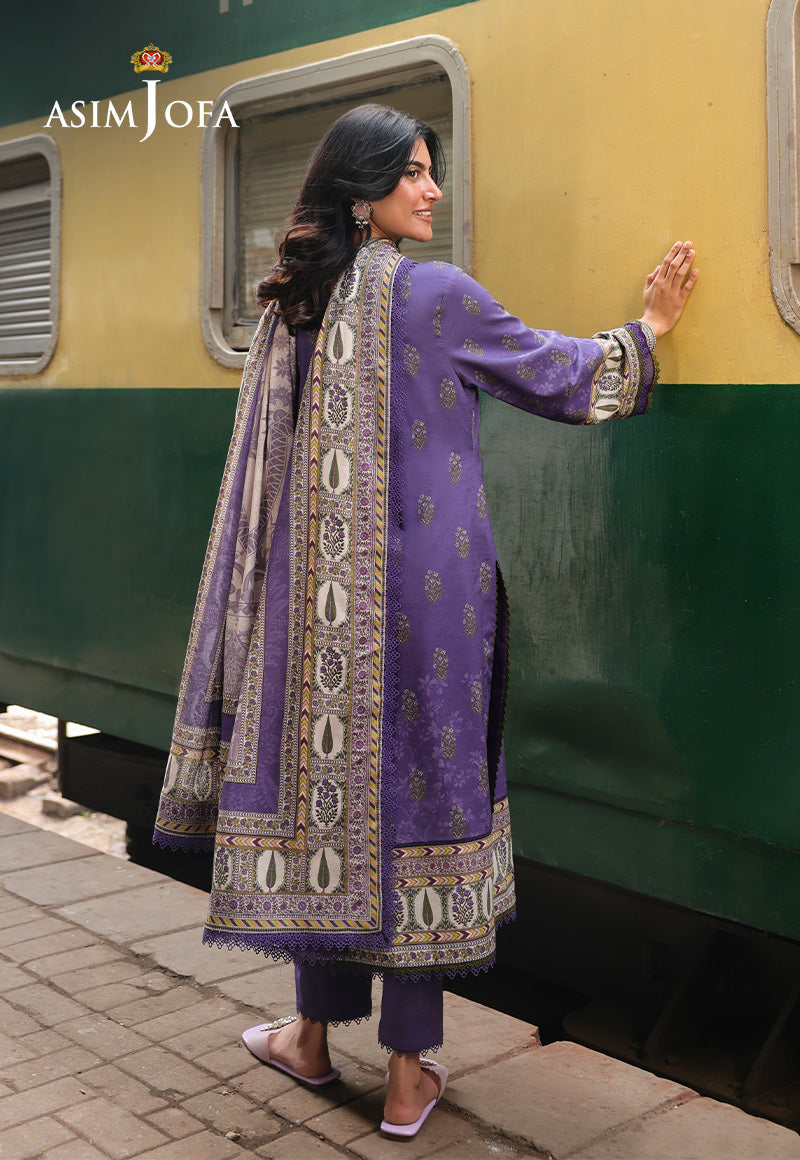 AJUBF-63 DIGITAL PRINTED LAWN 3 PCS