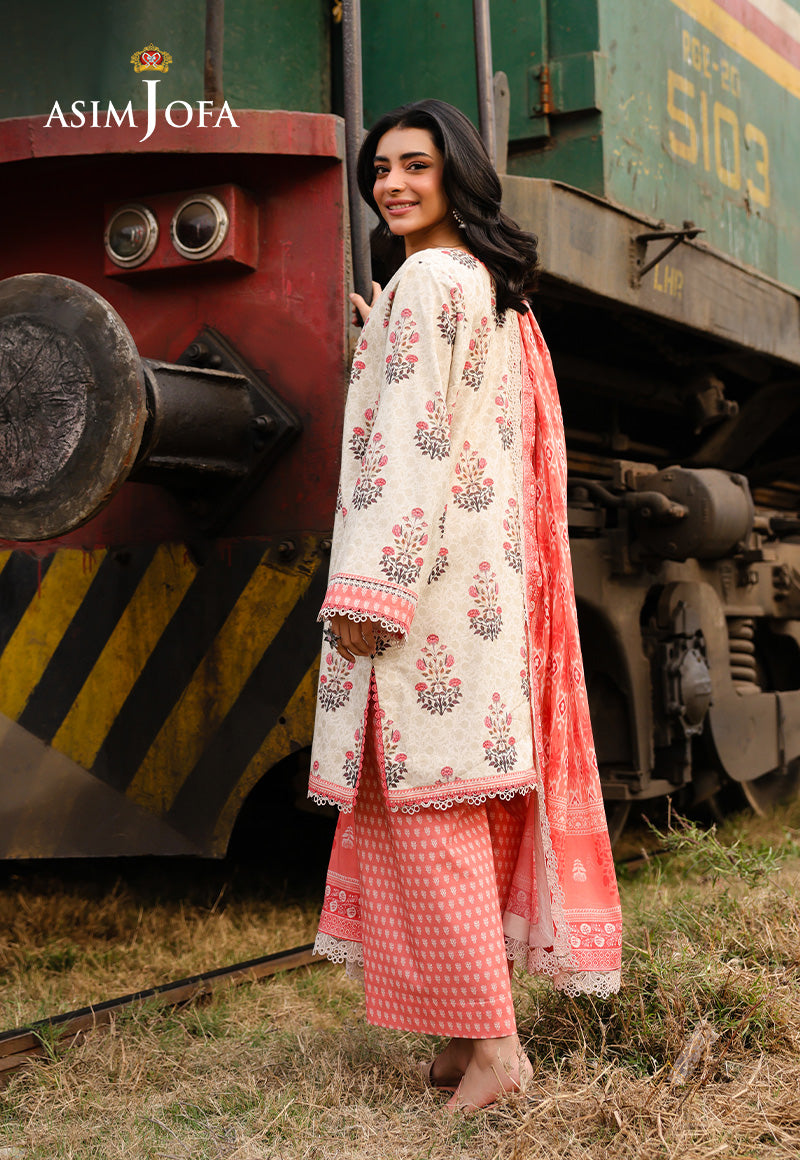 AJUBF-69 DIGITAL PRINTED LAWN 3 PCS