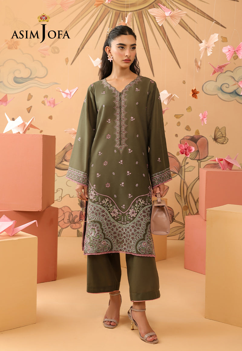 AJBPM-06 Embroidered Lawn Stitched 2pcs