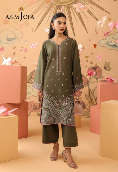 AJBPM-06 Embroidered Lawn Stitched 2pcs