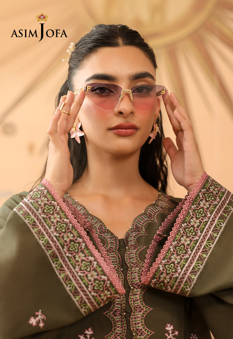 AJBPM-06 Embroidered Lawn Stitched 2pcs