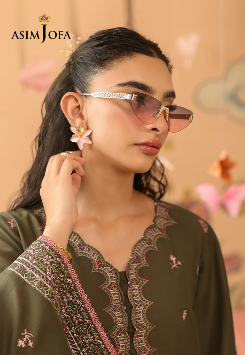 AJBPM-06 Embroidered Lawn Stitched 2pcs