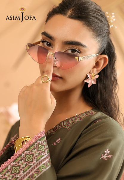 AJBPM-06 Embroidered Lawn Stitched 2pcs