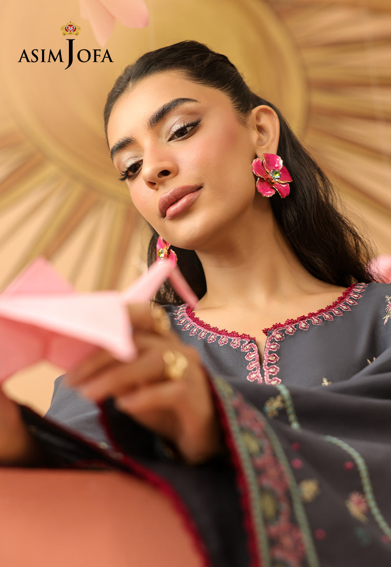 AJBPM-08 Embroidered Lawn Stitched 2pcs
