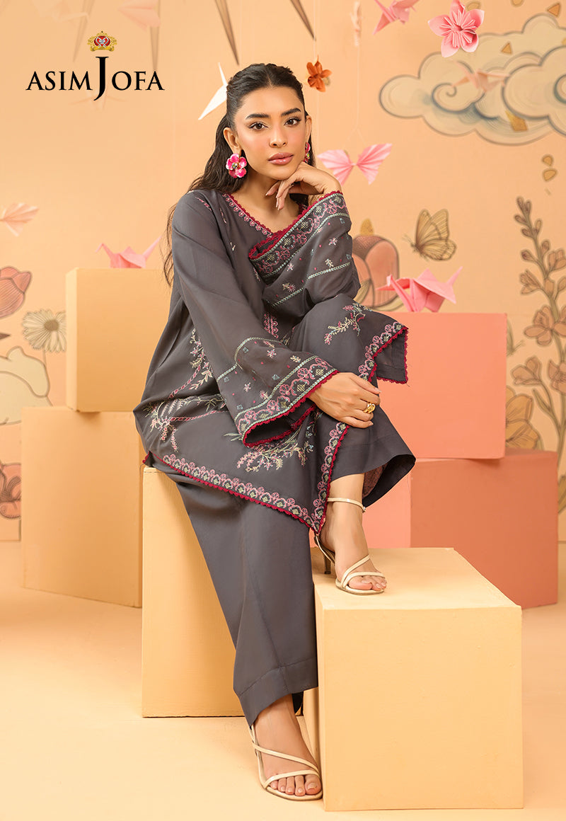 AJBPM-08 Embroidered Lawn Stitched 2pcs