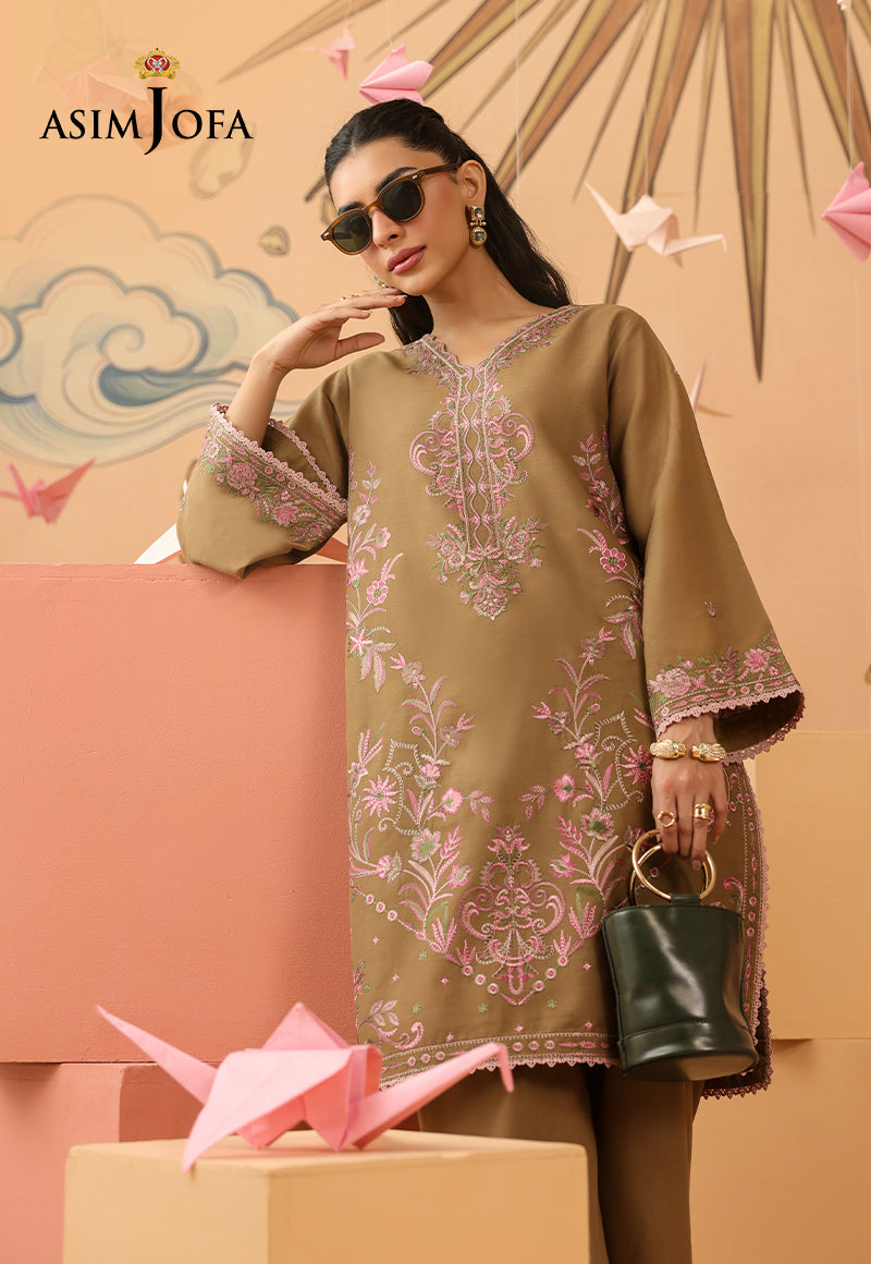 AJBPM-09 Embroidered Lawn Stitched 2pcs