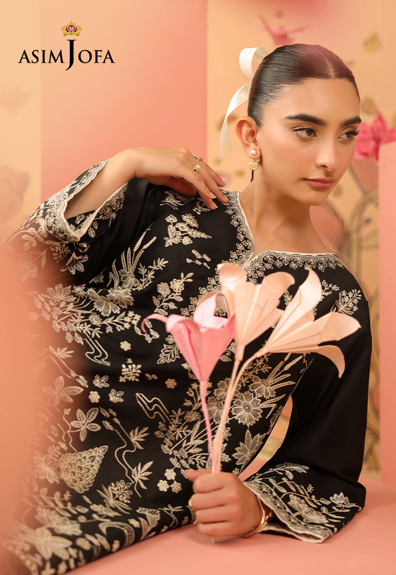 AJBPM-02 Embroidered Lawn Stitched 2pcs