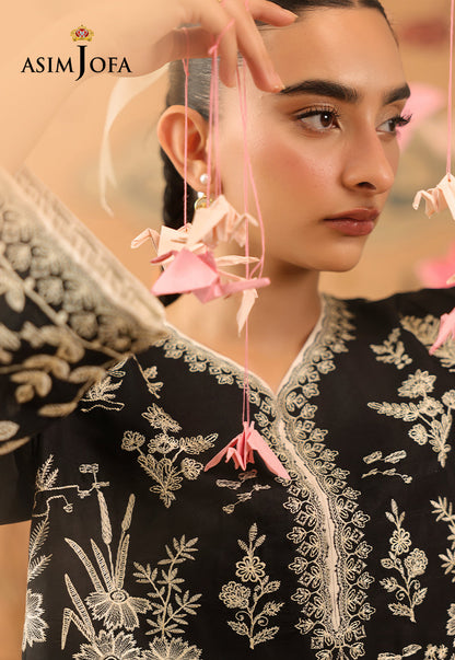 AJBPM-02 Embroidered Lawn Stitched 2pcs