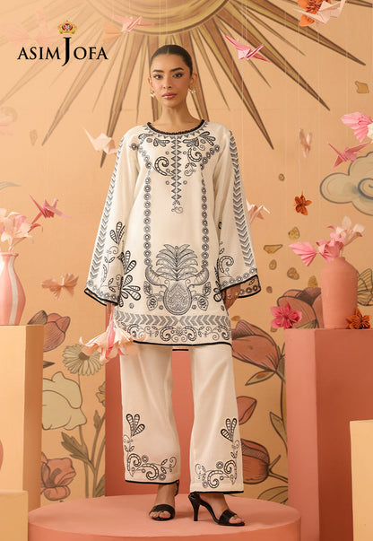 AJBPM-01 Embroidered Lawn Stitched 2pcs