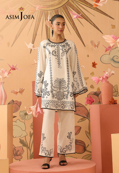 AJBPM-01 Embroidered Lawn Stitched 2pcs