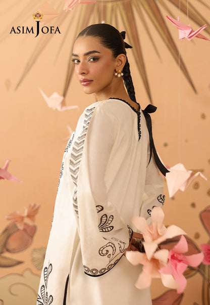 AJBPM-01 Embroidered Lawn Stitched 2pcs