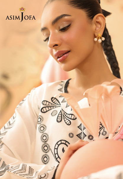 AJBPM-01 Embroidered Lawn Stitched 2pcs