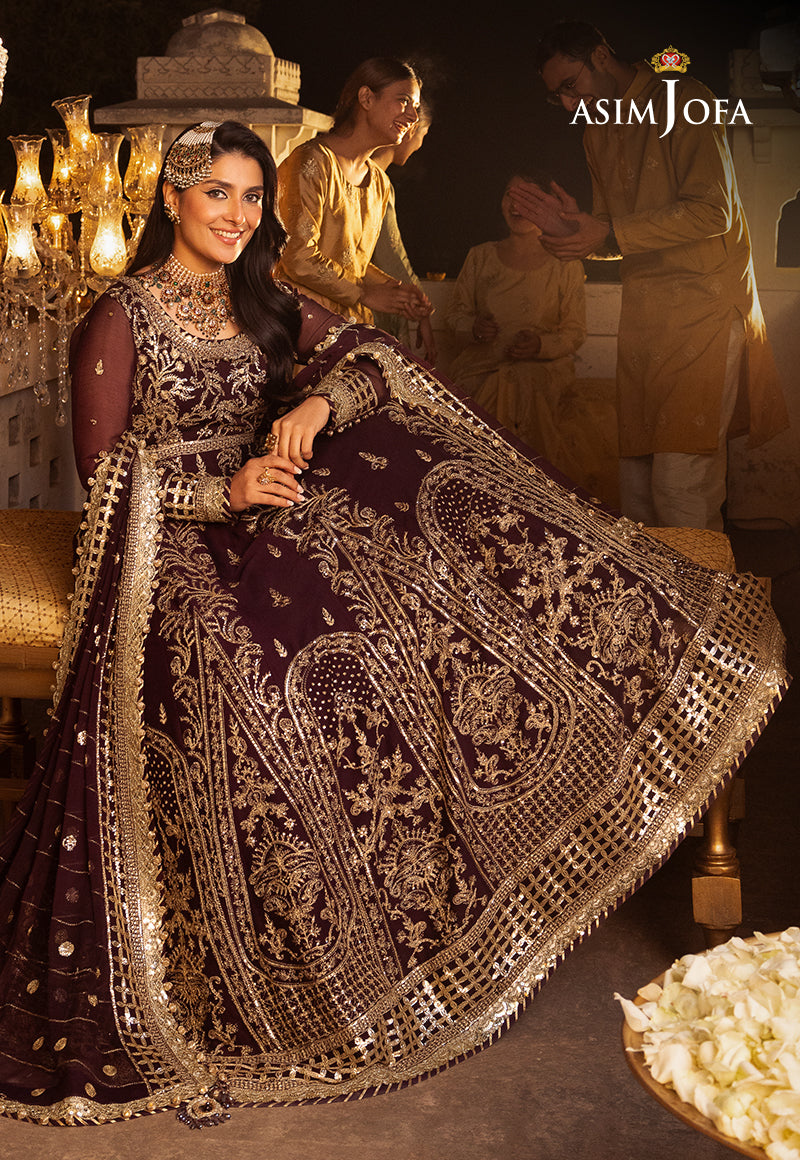 AJSH-02 EMBROIDERED CHIFFON 3 PCS