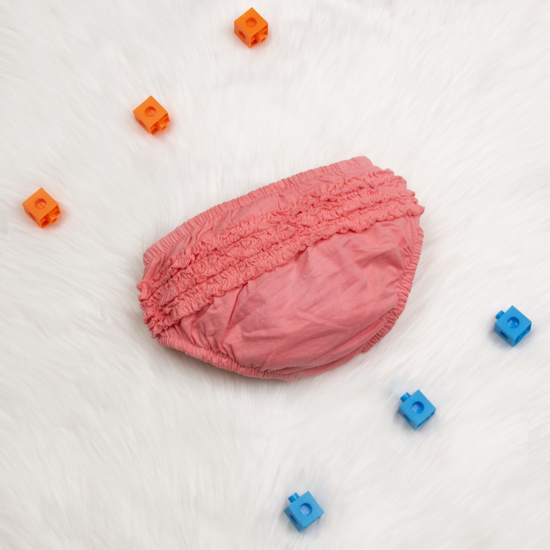 Baby Dark Peach Single Fancy Panty