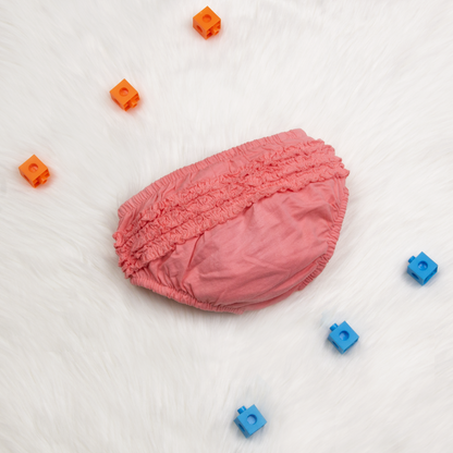 Baby Dark Peach Single Fancy Panty