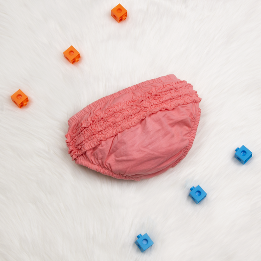 Baby Dark Peach Single Fancy Panty