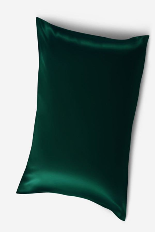 Valerie Dark Green Silk Pillowcase-VL-PLW01-GRN