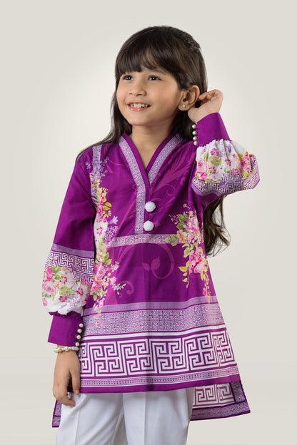 PRST-057 Digital Printed Lawn Shirt & Cotton Trouser