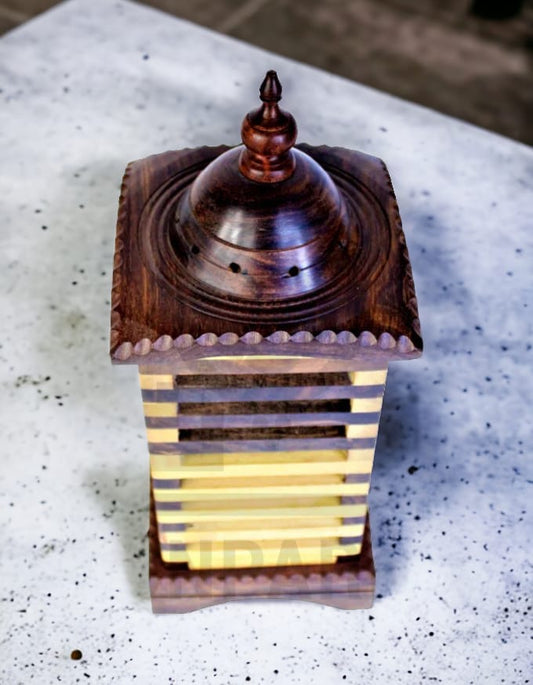 Premium Wooden Lamp Stripped ( Set of 2 )