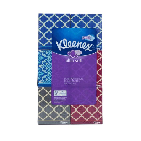 Kleenex Ultra Soft 3-ply Tissue Box 85s