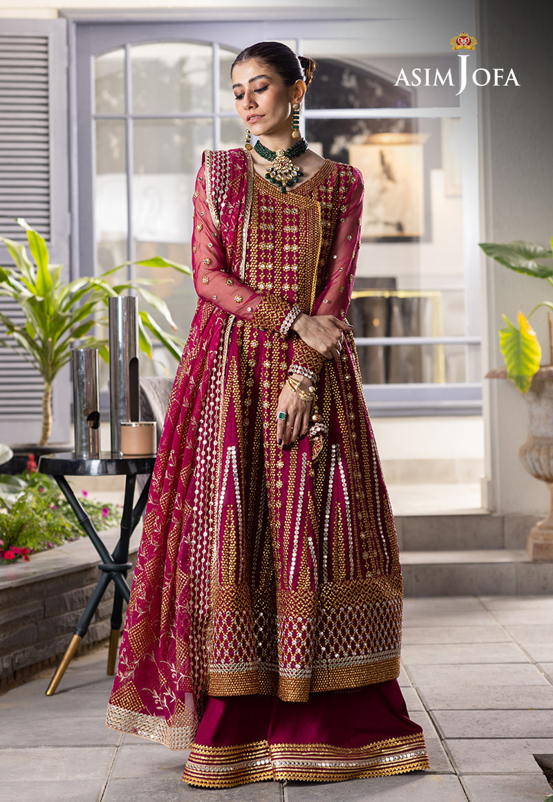 AJJH-08 EMBROIDERED ORGANZA 3 PCS