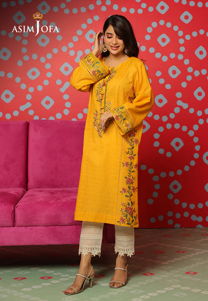 AJTM-22 - 1 PC EMBROIDERED SELF JACQUARD 1 PC