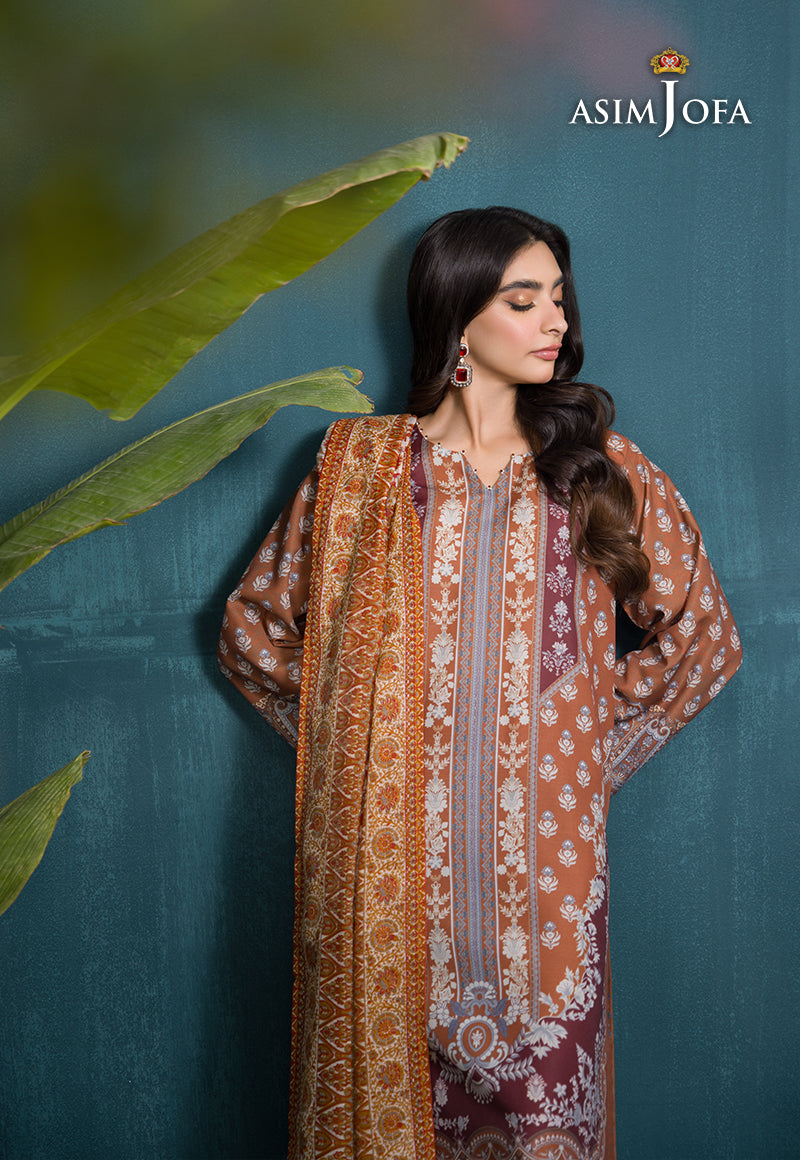 AJGR-14 PRINTED SWISS LAWN 3 PCS