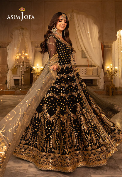 AJSH-08 EMBROIDERED CHIFFON 3 PCS